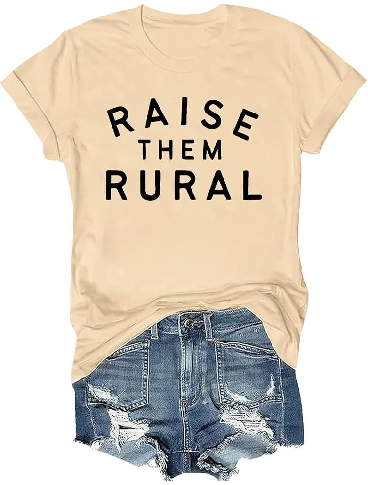 Raise Them Rural T-Shirt Raise Them Rural Shirt Unisex Shirt | Amazon (US)