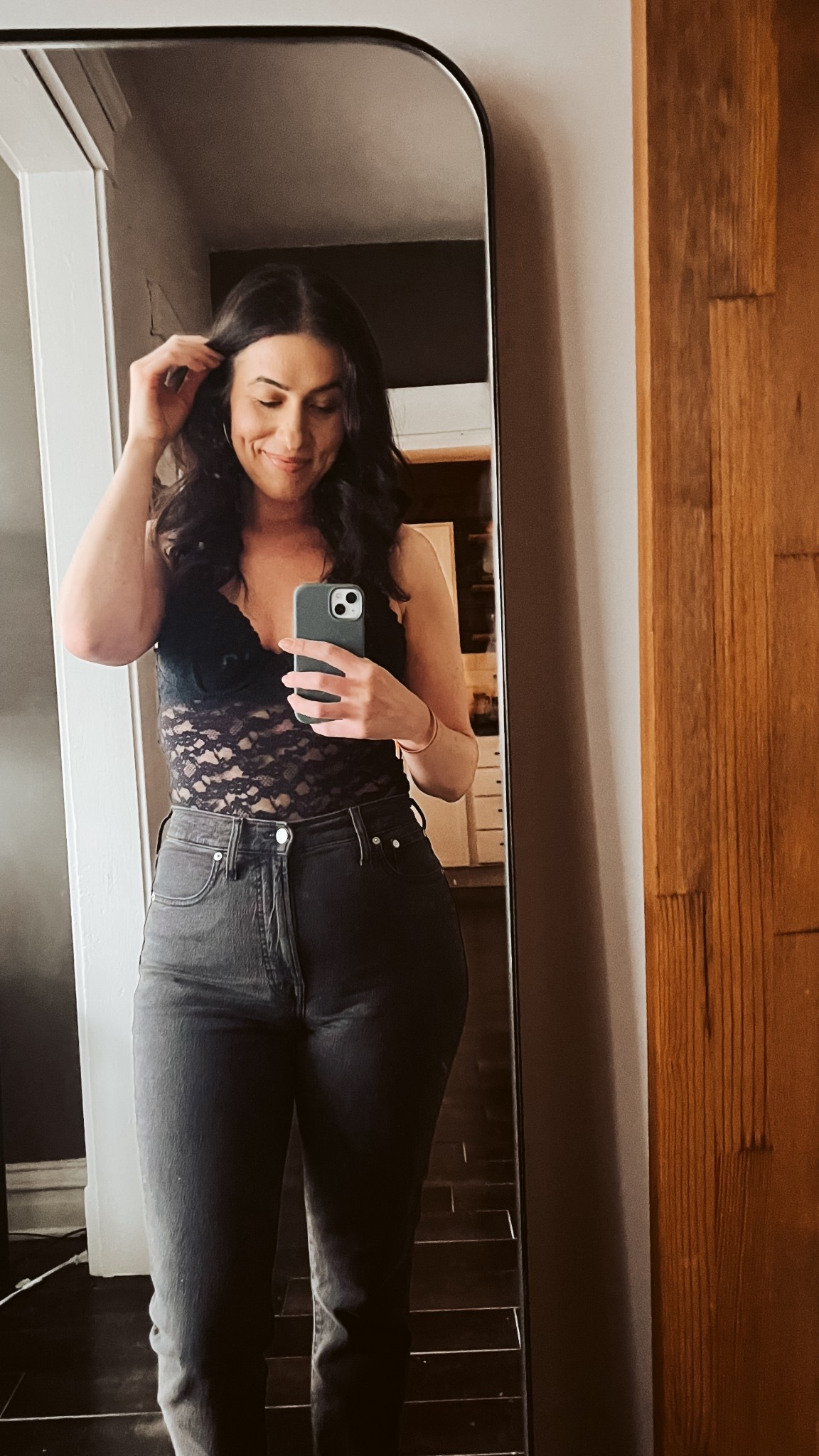 So glad I got this lace bodysuit in 3 colors. 

#LTKStyleTip #LTKFindsUnder50