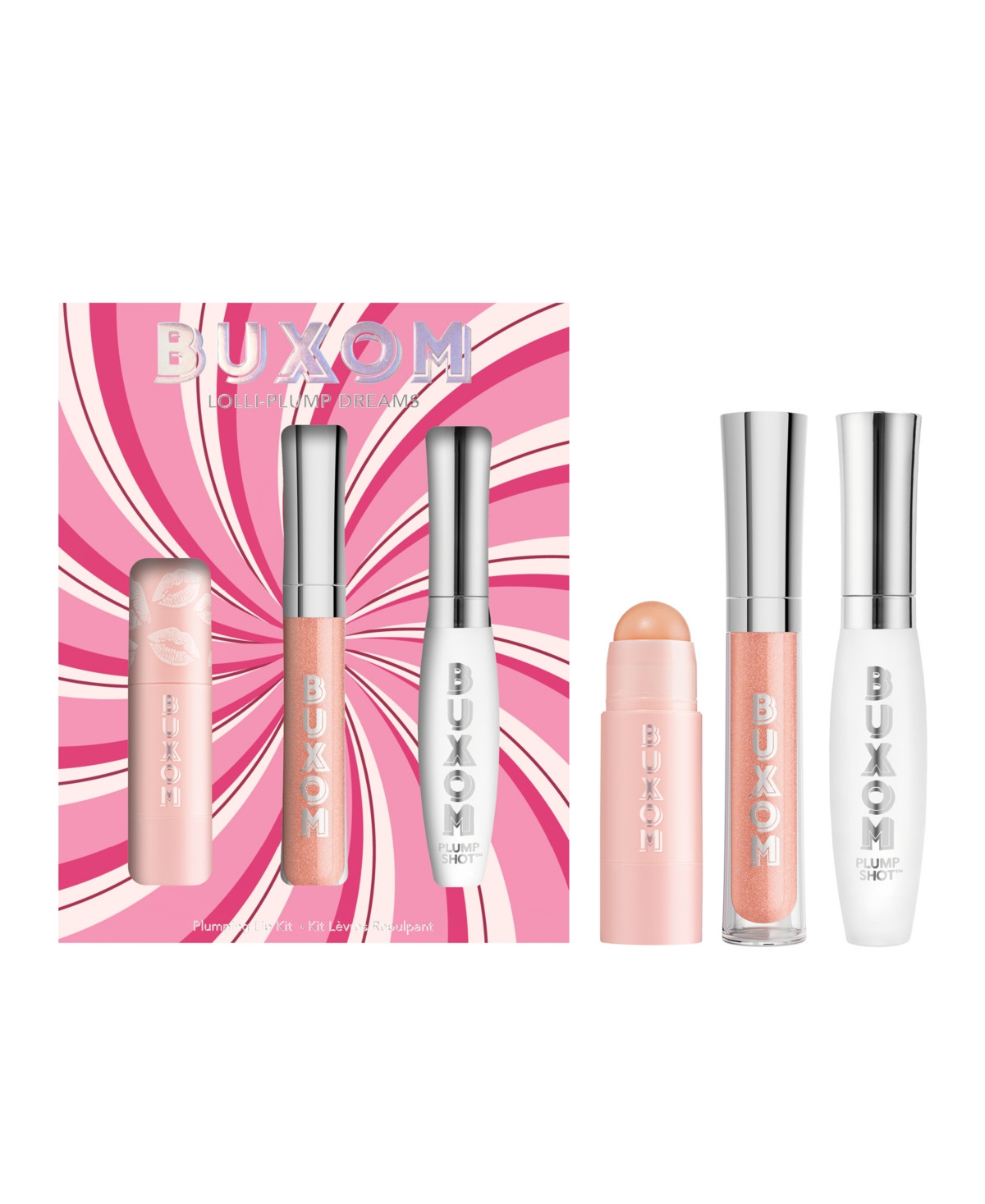 Buxom Cosmetics 3-Pc. Lolli-Plump Dreams Holiday Gift Set - Sheer Pink | Macy's