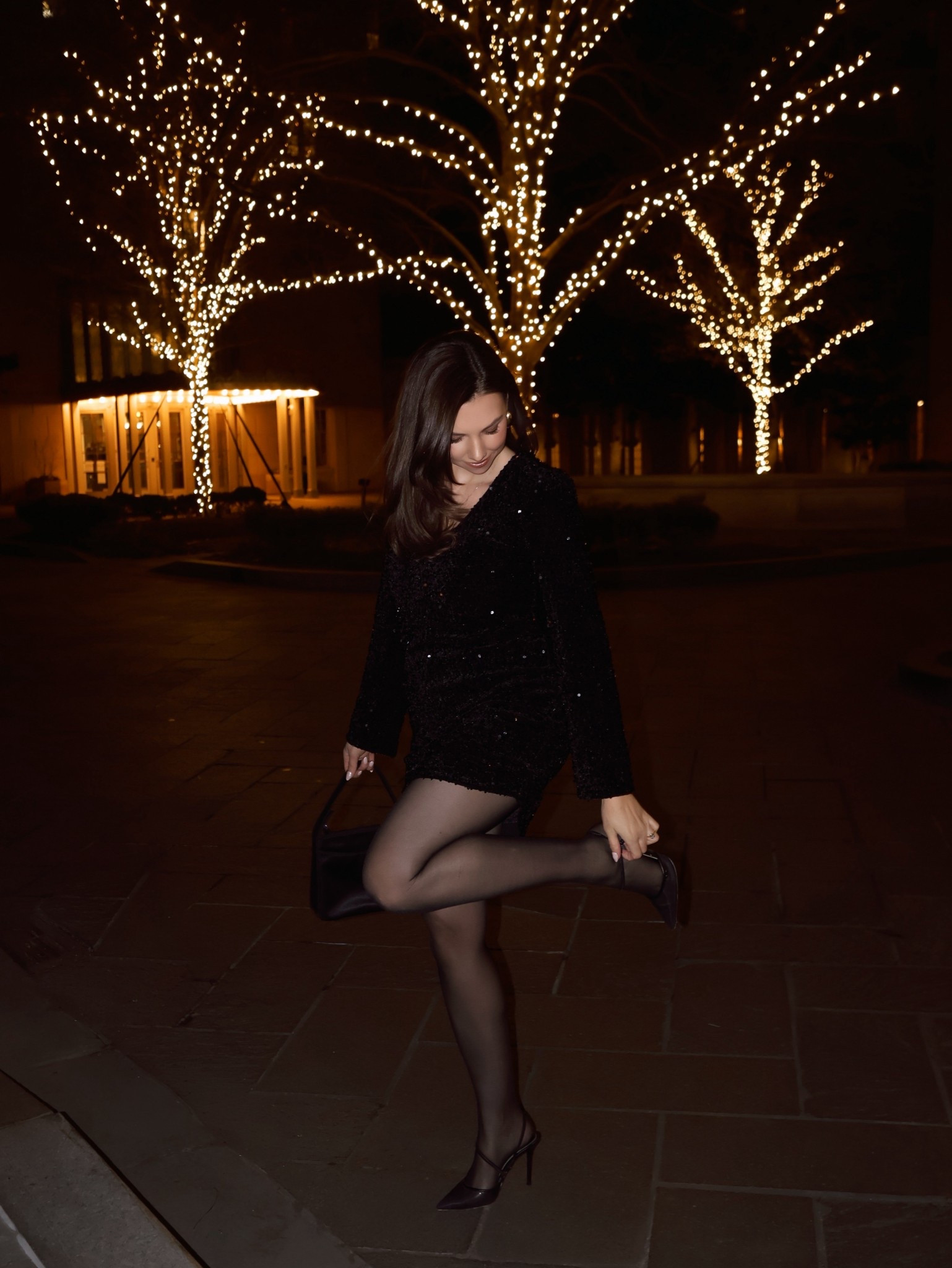 New Year’s Eve outfit ideas! Black sequin party holiday dress! #nye 

#LTKHoliday