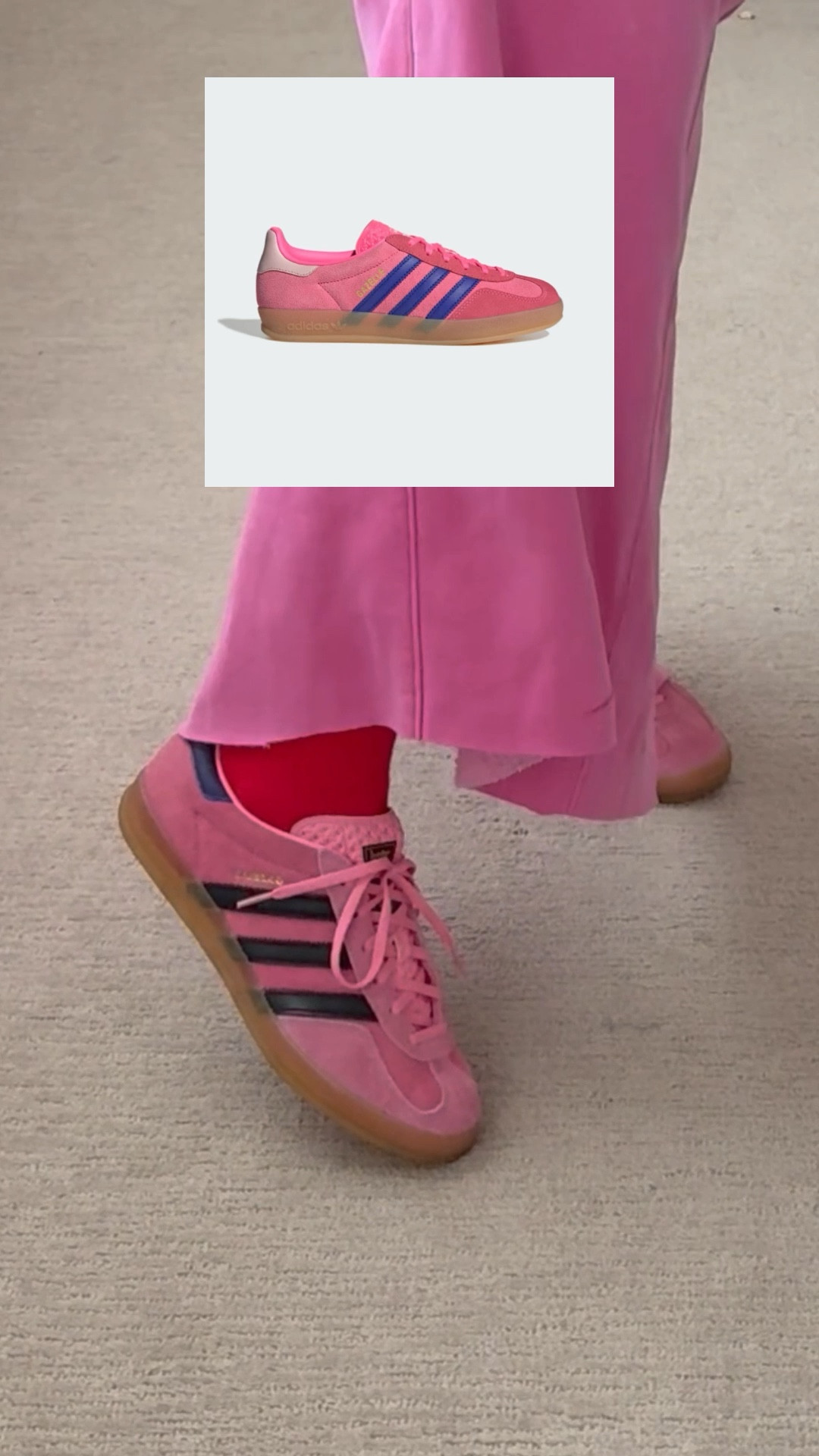 Go half size down in adidas gazelle

#LTKFindsUnder100 #LTKShoeCrush