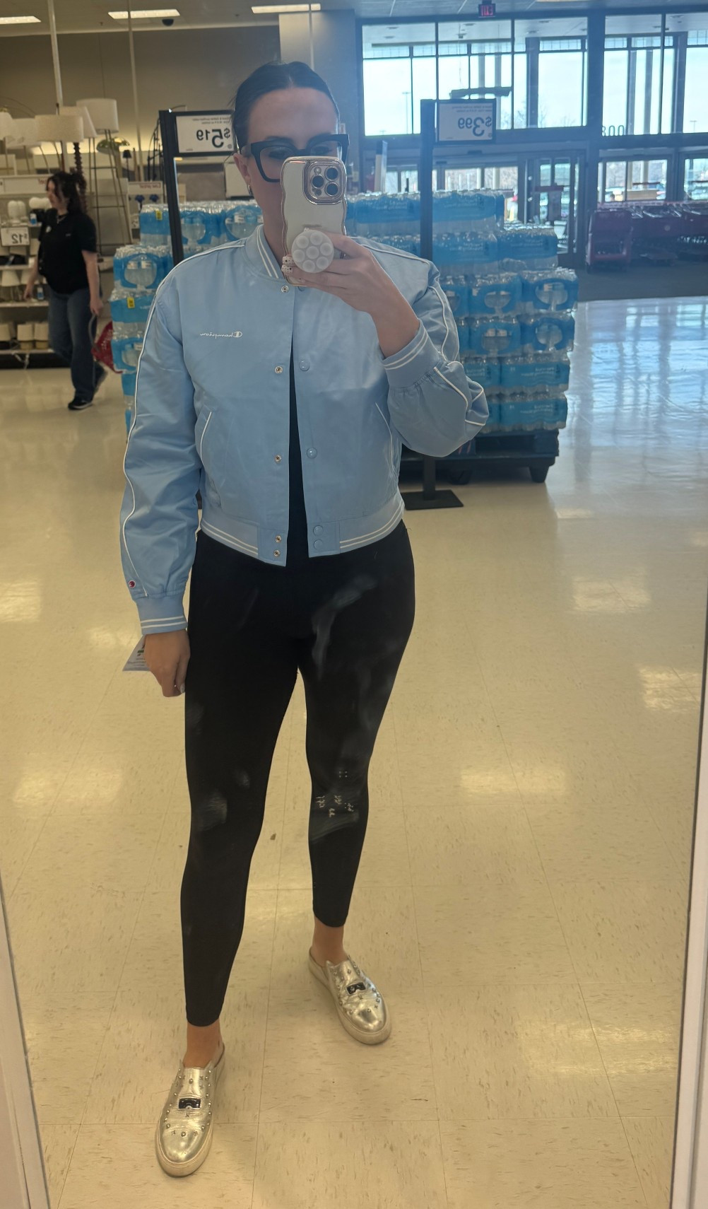 The cutest cropped icy blue varsity jacket perfect for baseball season! 

#LTKmomlife #LTKActive #LTKgrwm