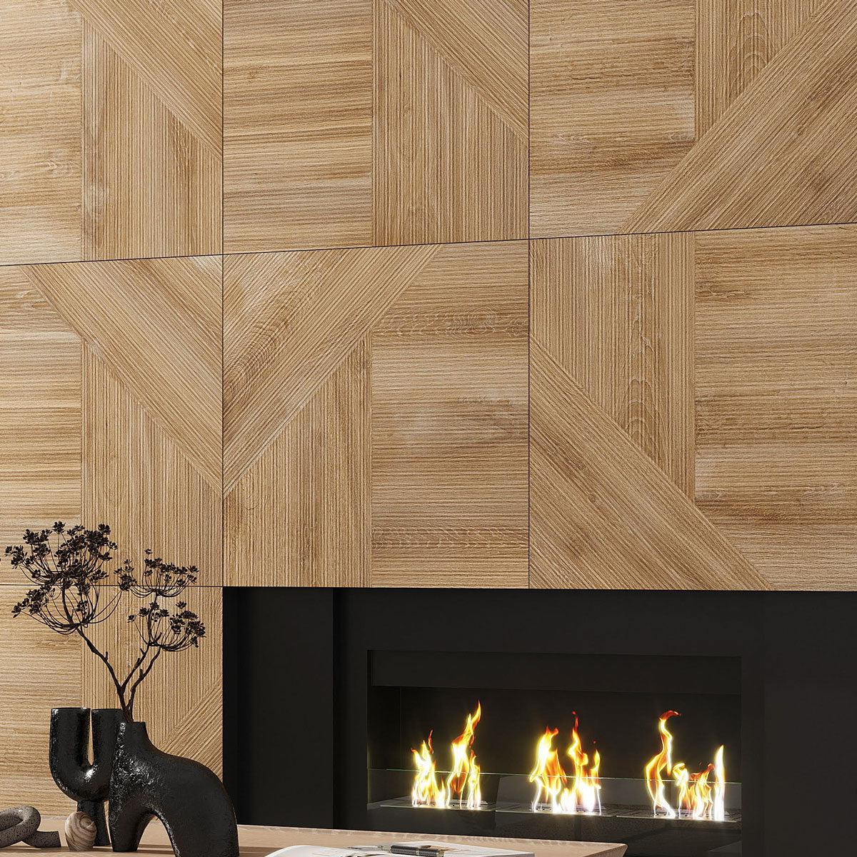 Japandi Geometric Wood | Tile Club