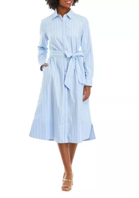 Women's Striped Shirtdress | Belk