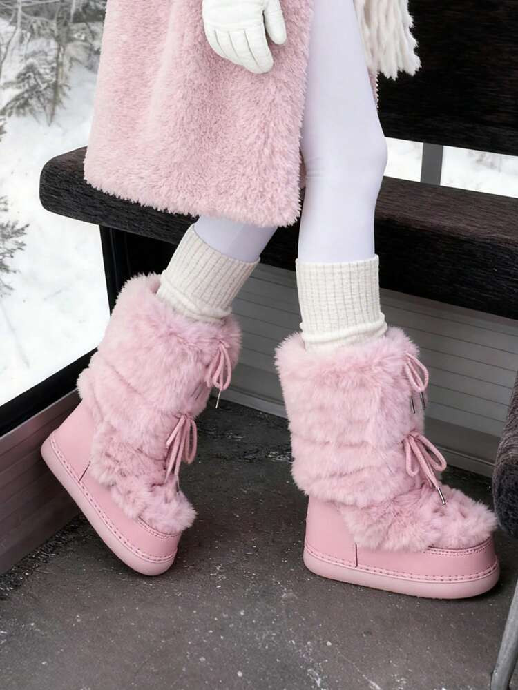 Moon boots fuzzy | SHEIN