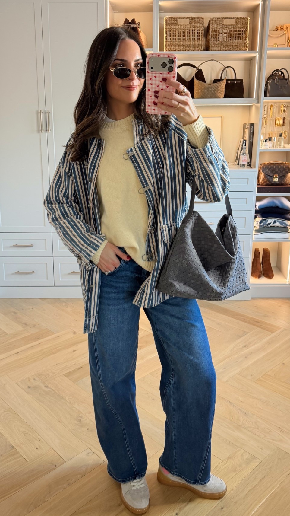 🧈💛🌼☀️
Sweater: tts (S) relaxed fit and so soft
Jeans: size down if between (I sized down to a 26) comfiest denim! 
Jacket: size down (XS) 
Sneakers: tts, size up for half sizes 

#LTKootd #LTKSeasonal #LTKTall