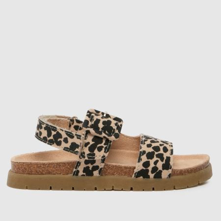 Kids Girls Toddler Beige & Brown schuh Tully Footbed Sandals | schuh | Schuh