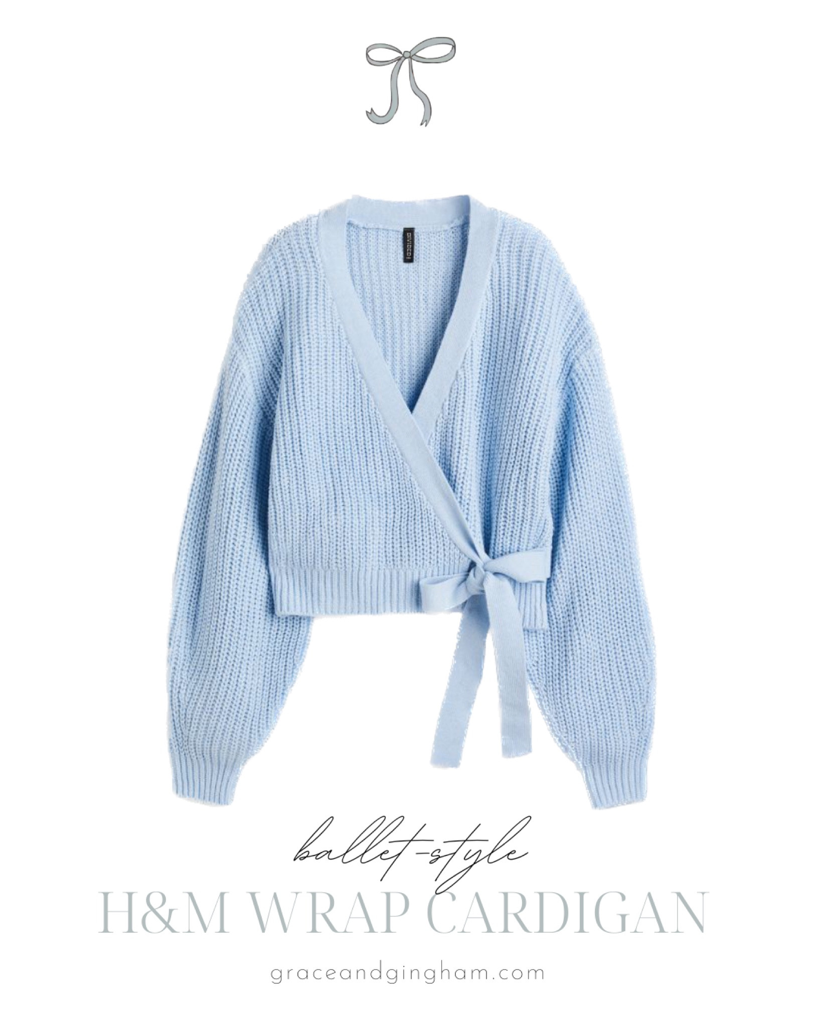 I am loving this adorable ballet-style wrap cardigan from H&M! So cute! It comes in blush pink as well! ✨

classic style // preppy style // grandmillenial // southern style

#LTKunder50 #LTKstyletip #LTKCyberweek