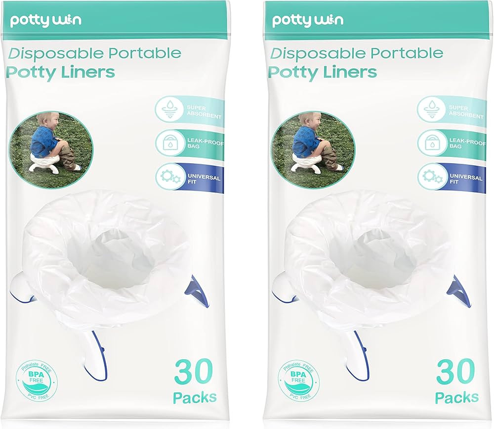 [60 Counts] Disposable Potty Liners compatible with OXO Tot 2-in-1 Go Potty, Potty Refill Bags fo... | Amazon (US)