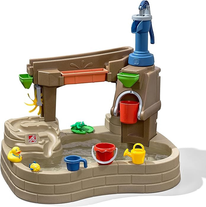 Step 2 Pump & Splash Discovery Pond Water Table, Kids Water Sensory Activity Pool, Summer Outdoor... | Amazon (US)