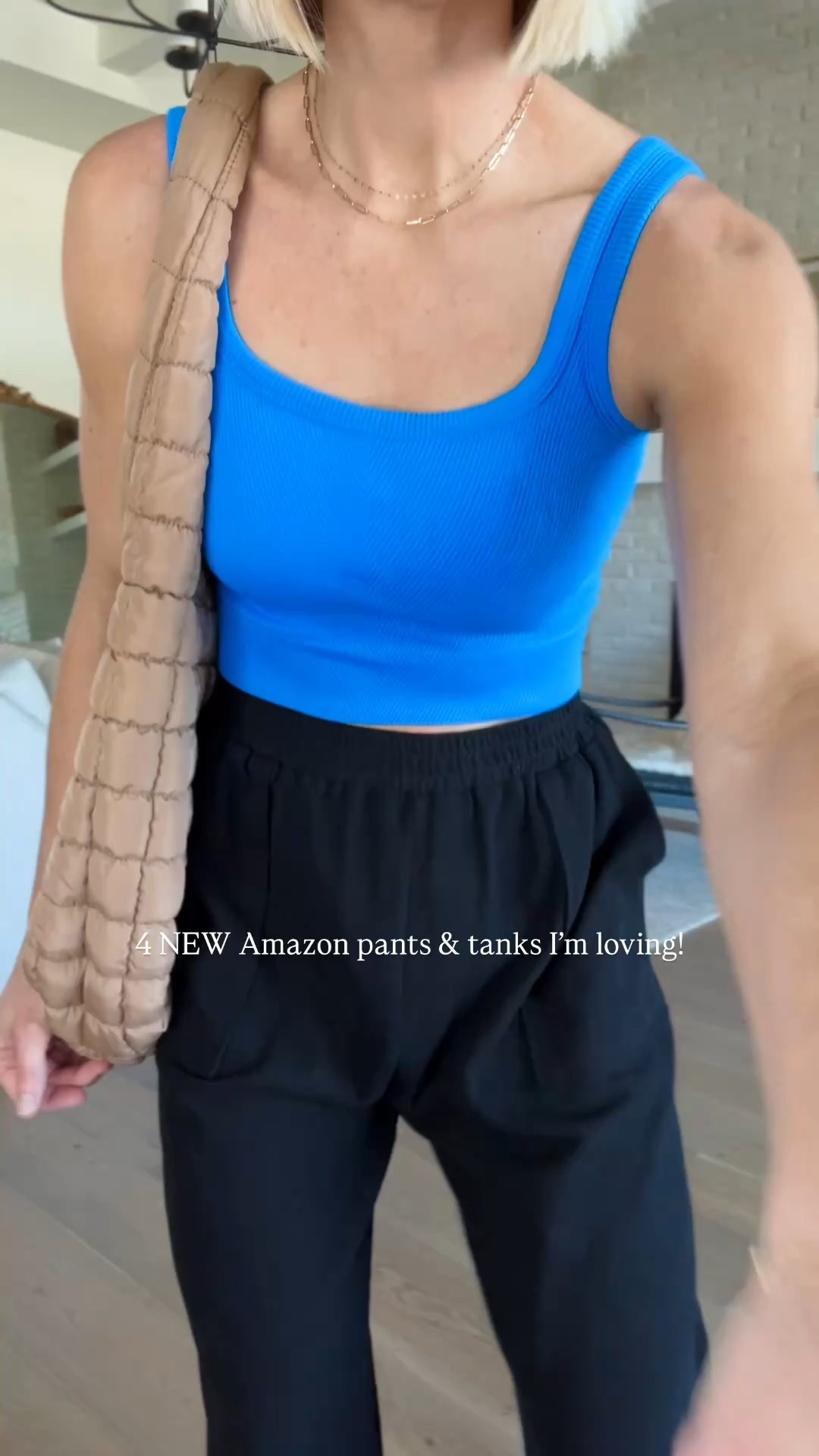 Amazon pants & tanks — easy, throw on and go outfit for errands, sports games, or any casual outing as the temps get warmer. Perfect travel outfit idea too!
Pants and tank fit tts — wearing size medium. Go down 1/2 size from your normal shoe size in adidas and pumas fit tts.

#LTKFindsUnder50 #LTKStyleTip #LTKTravel