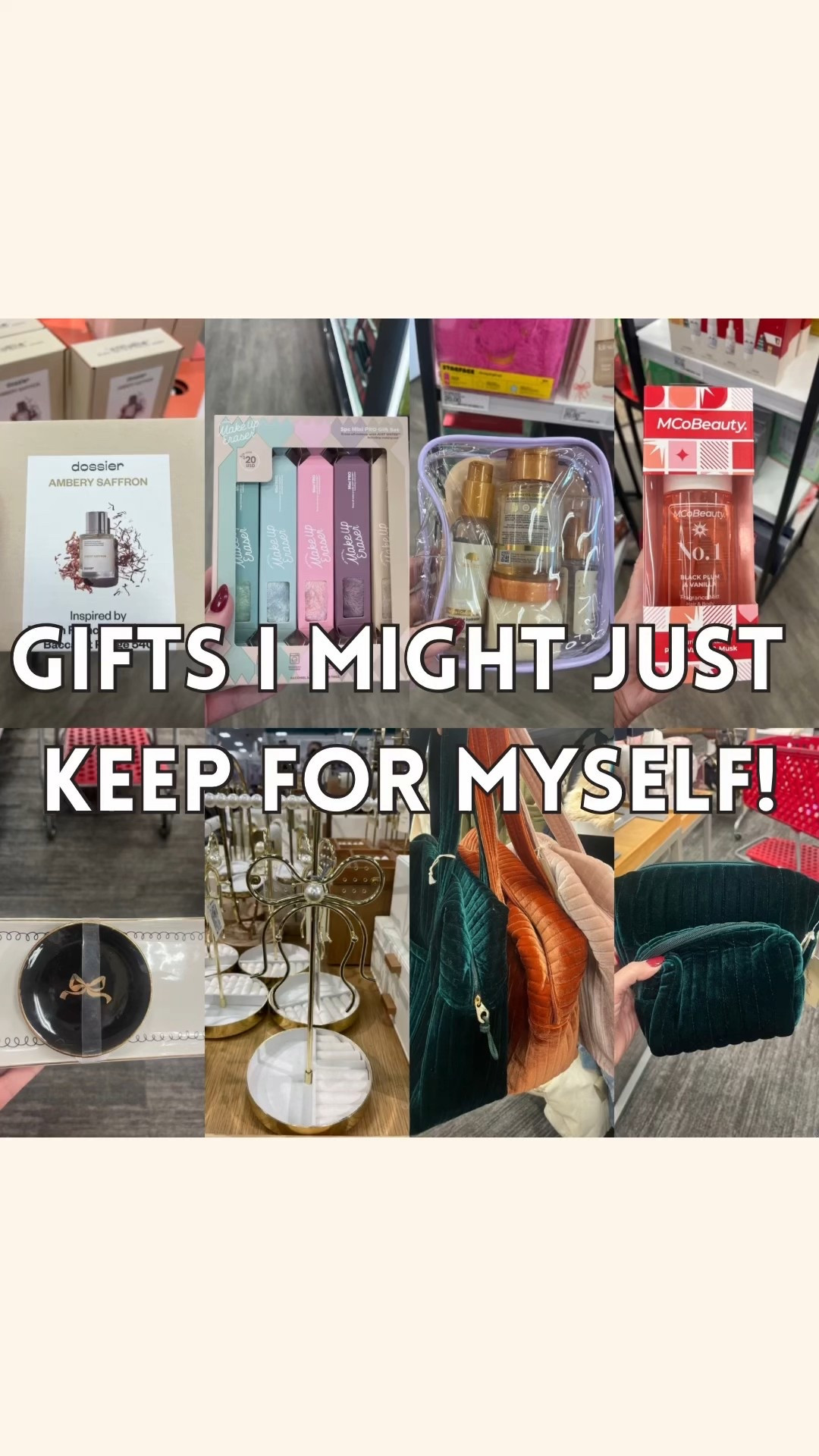 Target gift ideas for her!

Perfume, body care, jewelry tray, jewelry organizer, velvet purse, makeup bag, weekend bag, face cloth

#LTKFindsUnder50 #LTKOver40 #LTKGiftGuide