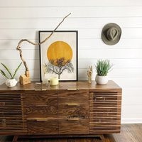 Keen Bar Cabinet, Wine Storage Credenza, 70"" Sideboard | Etsy (US)