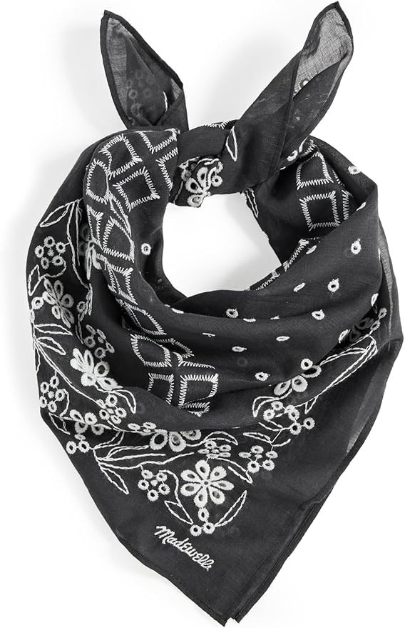 Madewell Women's Eyelet Bandana | Amazon (US)