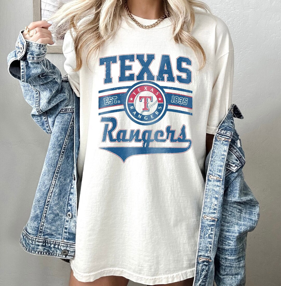 Texas Baseball Shirt Ranger Baseball Sweatshirt Vintage - Etsy | Etsy (US)