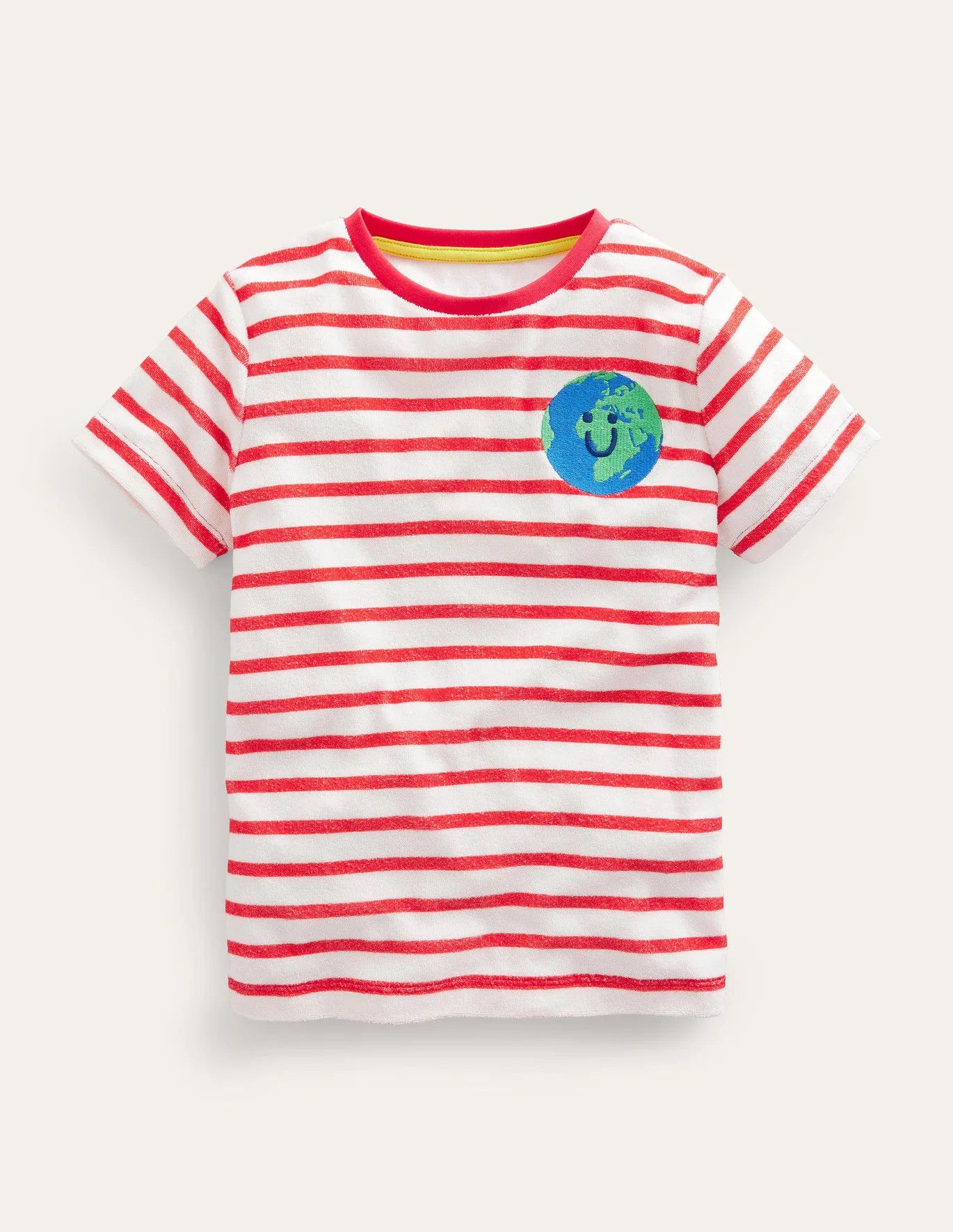 Towelling Logo T-shirt | Boden (US)