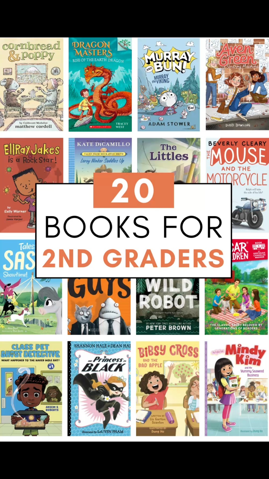 So many of you loved my 3rd and 5th grade reading lists that you asked for more - so today I’m sharing my 2nd grade independent reading list!

These are 20 great picks that are just right for confident early readers. 

#LTKKids