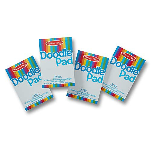 Amazon.com: Melissa & Doug Drawing Paper Pad (6 x 9 inches) - 50 Sheets, 4-Pack : Toys & Games | Amazon (US)