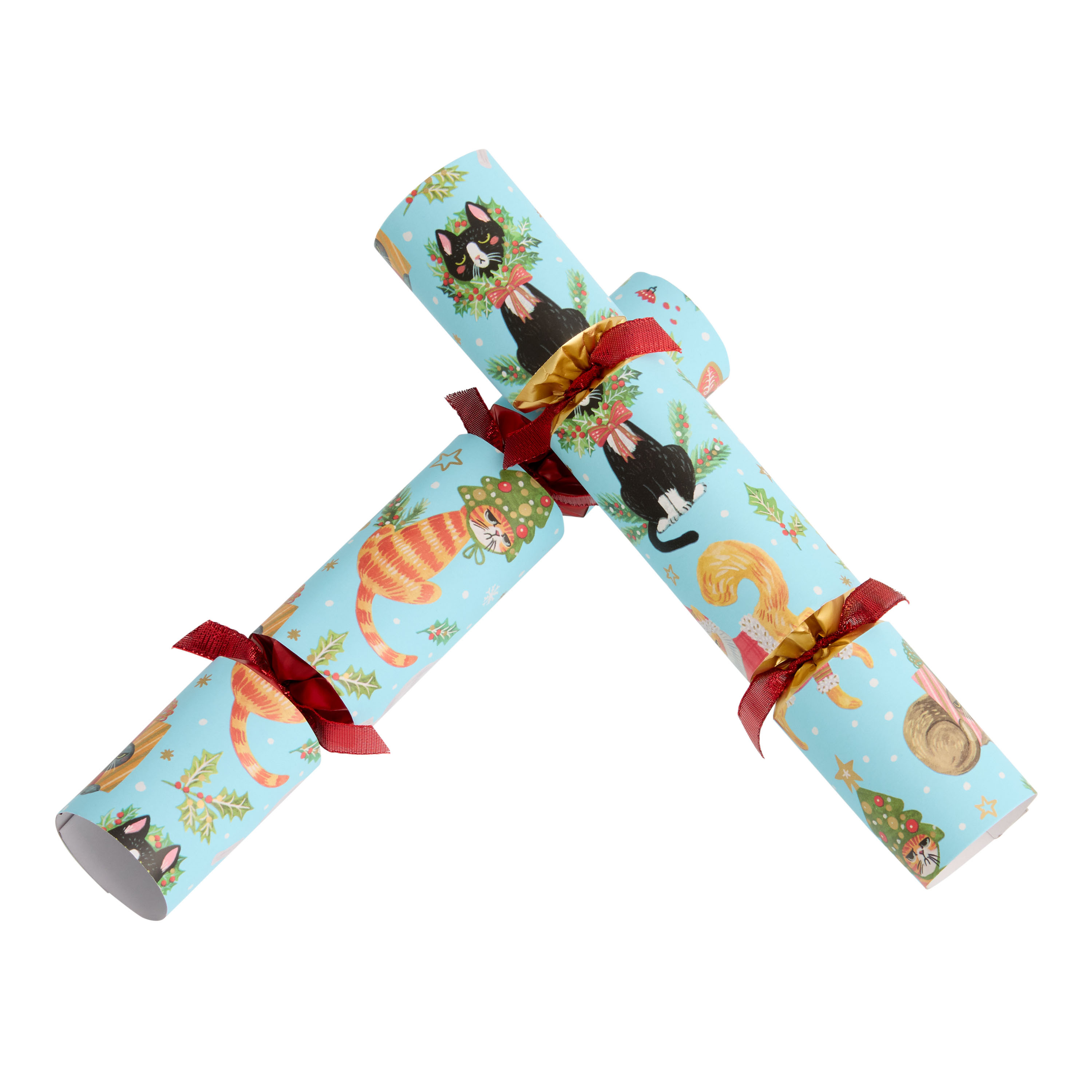 Medium Crabby Cats Musical Christmas Crackers 8 Count | World Market
