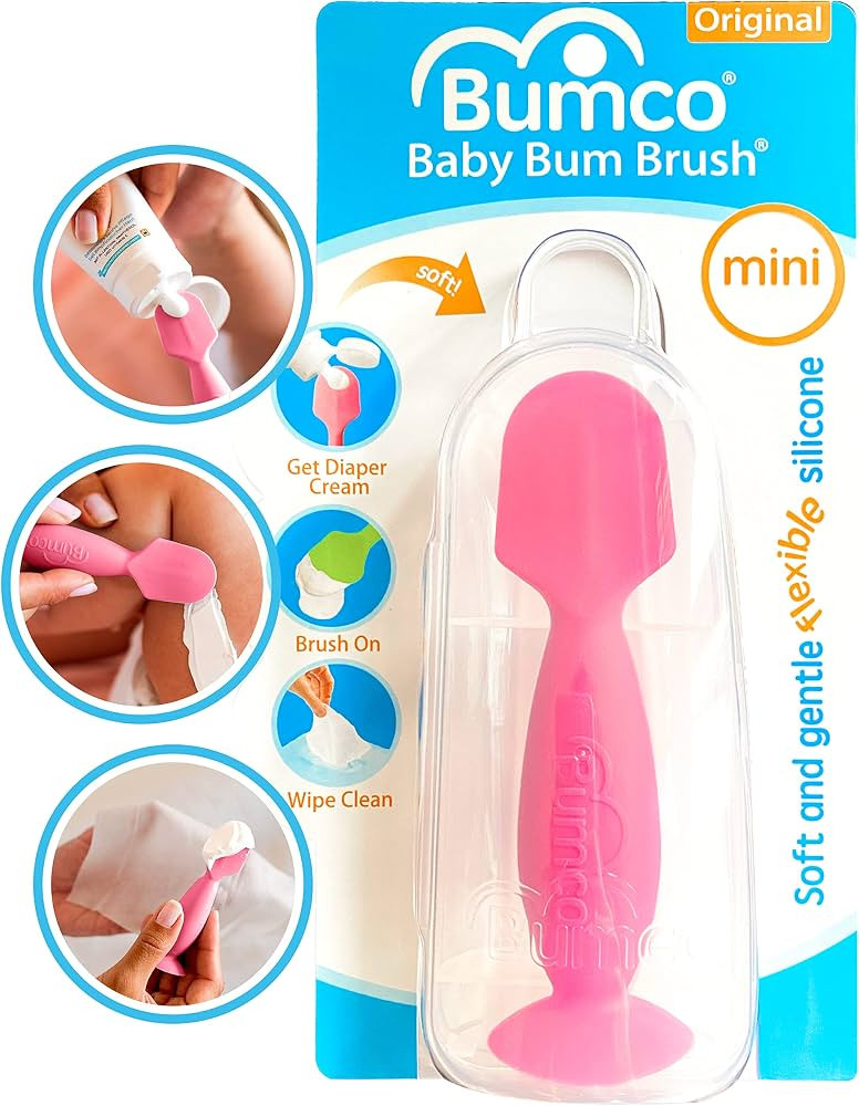 Bumco Diaper Cream Spatula (Mini) - BPA-free Butt Paste Diaper Cream Applicator, Soft & Flexible ... | Amazon (US)