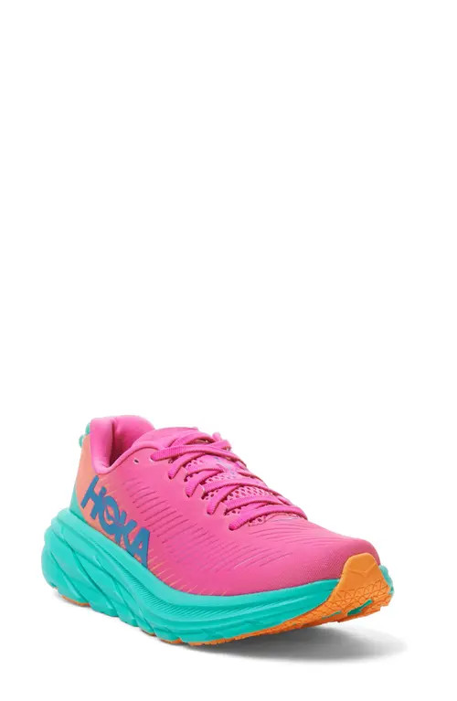 HOKA Rincon 3 Running Shoe in Phlox Pink /Atlantis at Nordstrom, Size 12 | Nordstrom