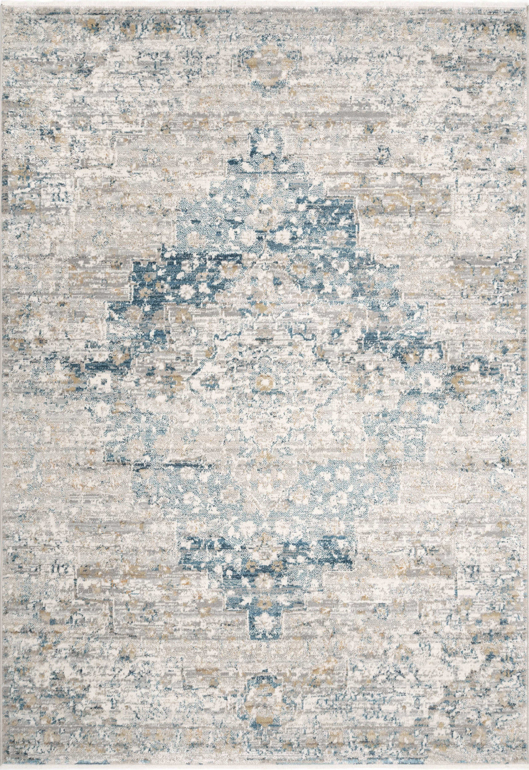 Blue Dallas Vintage Medallion 5' 3"" x 7' 3"" rug | Rugs USA