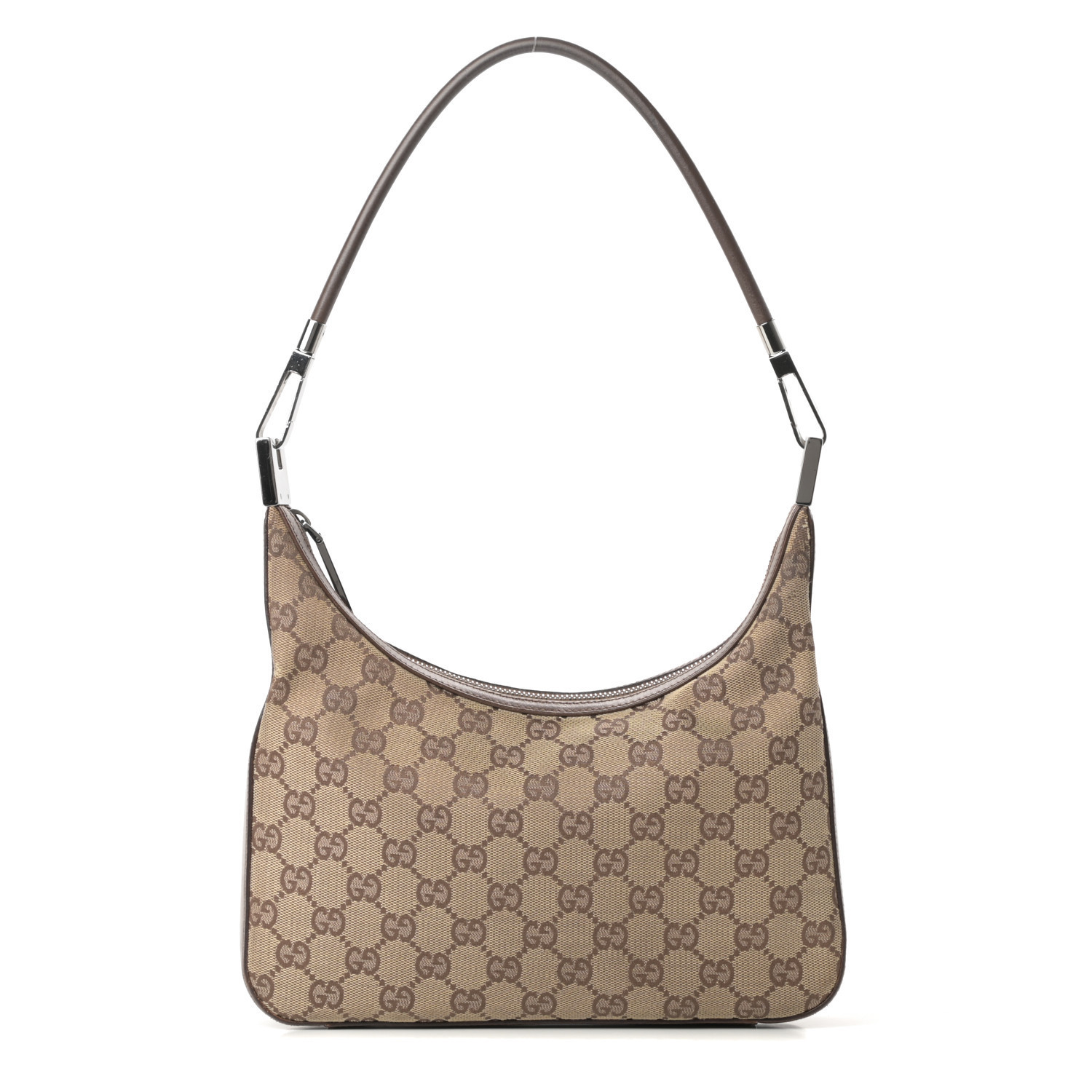 Monogram GG Clasp Hobo Brown | Fashionphile