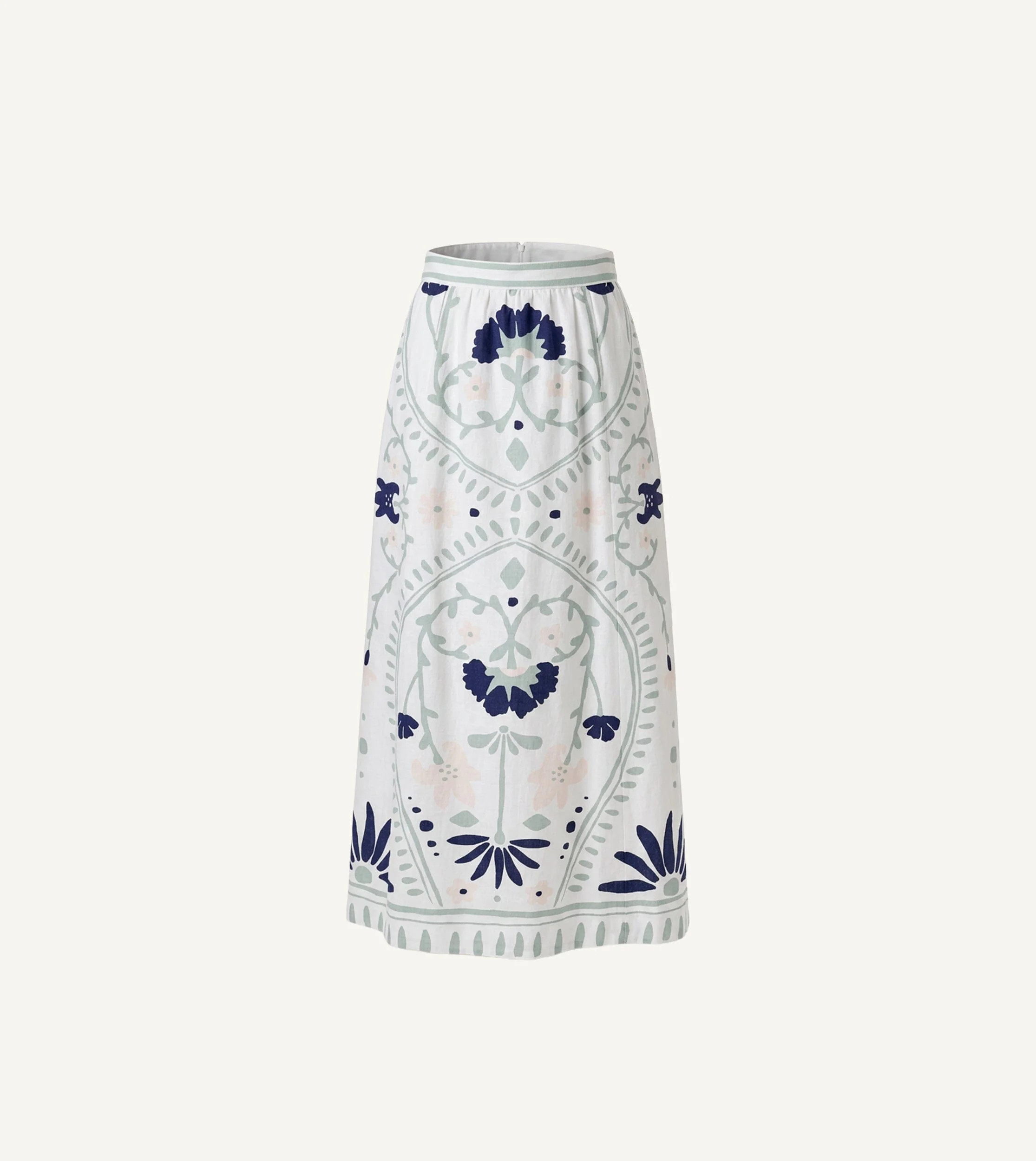 Juliet Ankle Skirt | Liliana Blue Surf | Cleobella