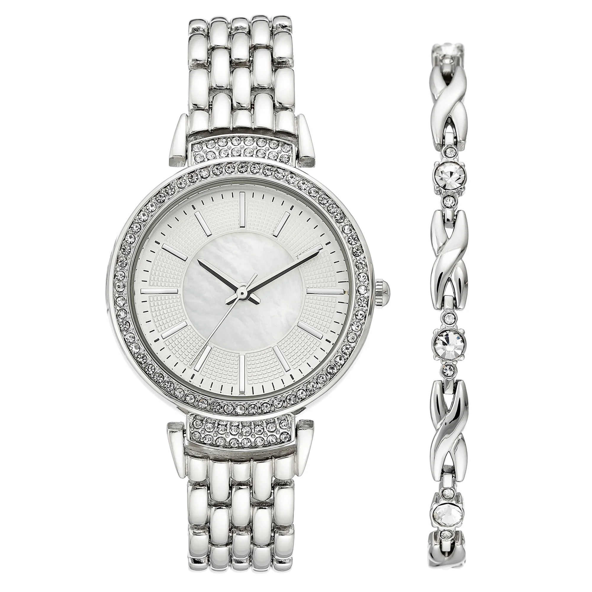 Time and Tru - Time and Tru Ladies Casual Watch Set - Walmart.com | Walmart (US)