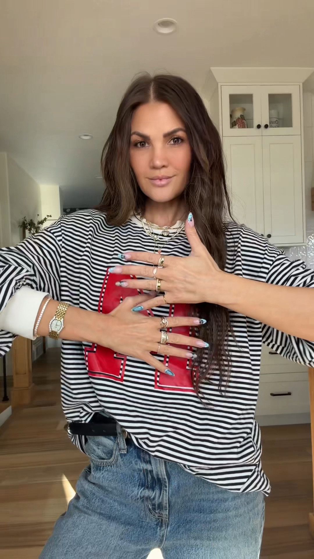 Top is Sunday Riot 
Pistola Denim barrel jeans 
Amazon Bag 
Madewell Belt 
Ledda Perfume in Scenic Rose

Jewelry: 
Baublebar 
Electric Picks - Code: WILDONE20
Montre Vintage Watch (on ig) 
Made by Mary 
Caitlyn Minimalist 
Pierced by Ash - Code: WILDONE

#LTKBeauty #LTKootd