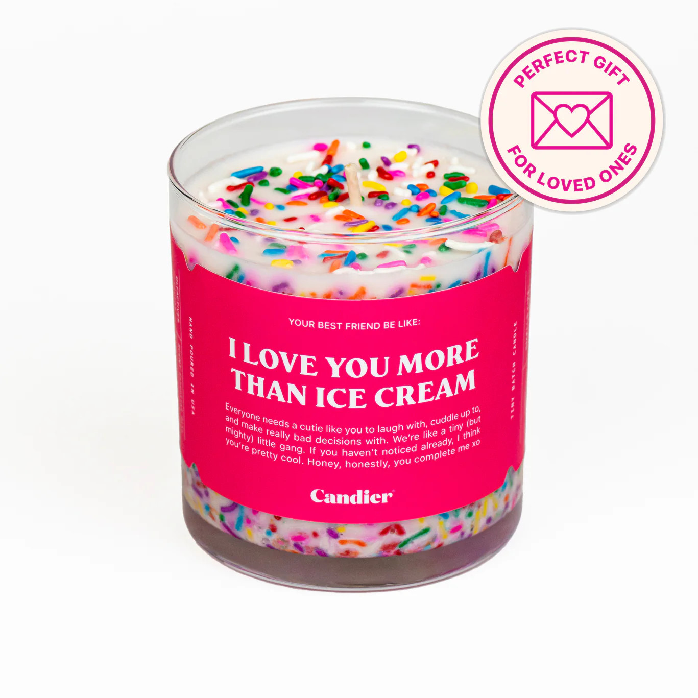 I LOVE YOU MORE THAN ICE CREAM CANDLE | Candier by Ryan Porter