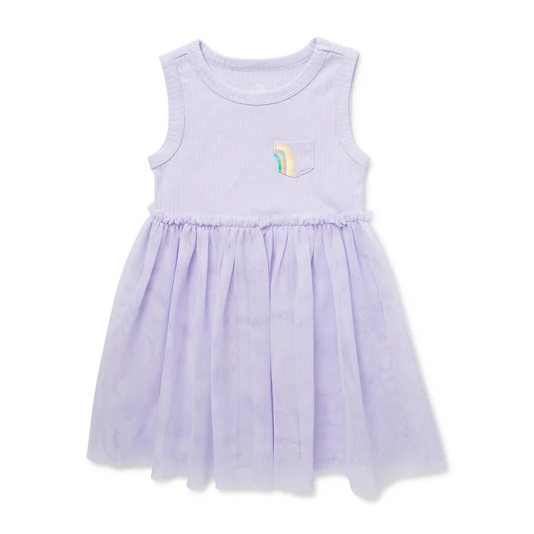Wonder Nation Toddler Girl Tutu Tank Dress, Sizes 12M-5T | Walmart (US)
