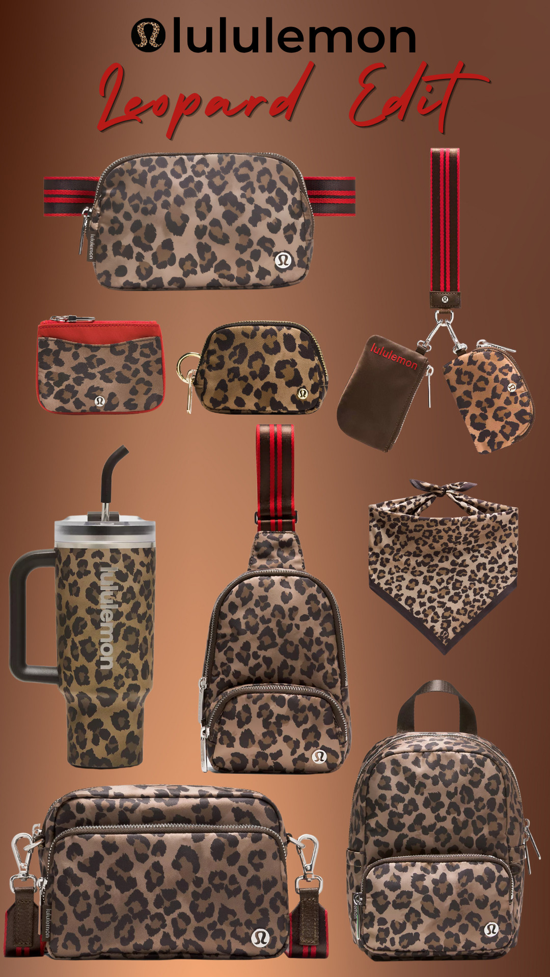 @lululemon Leopard Edit 🐆 Accessories and Bags

If you’re trying to upgrade your spring outfits without buying a whole new wardrobe, accessories are the easiest way to do it. These Lululemon Leopard Print accessories instantly make basic outfits look styled, put together, and trendy while still being practical for everyday life, travel, gym, and errands.

🤎 These are perfect if you:
Hate carrying big heavy bags
Need organization inside your bag
Want hands-free bags for travel, concerts, errands, walks
Always lose your cards, AirPods, lip balm, keys
Want your outfits to look more styled without trying
Want neutral accessories that match everything
Need a good airport/travel personal item
Want a spring accessory upgrade instead of buying more clothes

In this post:
Everywhere Belt Bag
Mini Backpack
Dual Pouch Wristlet
Coin Pouch
Card Holder
Bandana
Tumbler
Crossbody Camera Bag

Leopard is trending right now but it also acts as a neutral, so it goes with black, tan, brown, cream, white, red, denim, and basically any athleisure outfit. These are the kinds of pieces you use every single day, which makes them worth it.

↓ Everything is linked! 

#LTKActive #LTKdayinmylife #LTKTravel