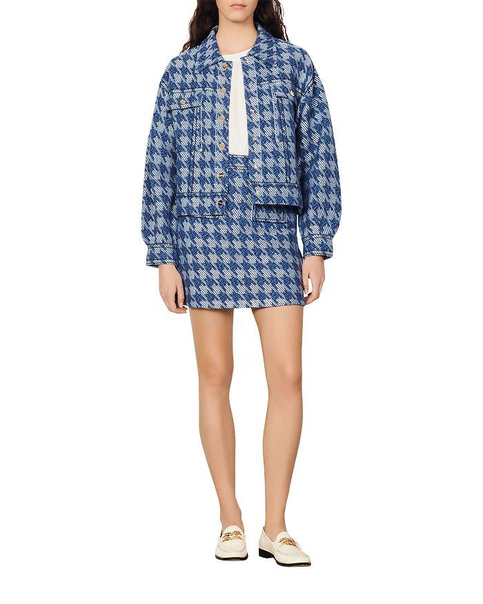 Sandro Balthazar Tweed Coatigan Women - Bloomingdale's | Bloomingdale's (US)