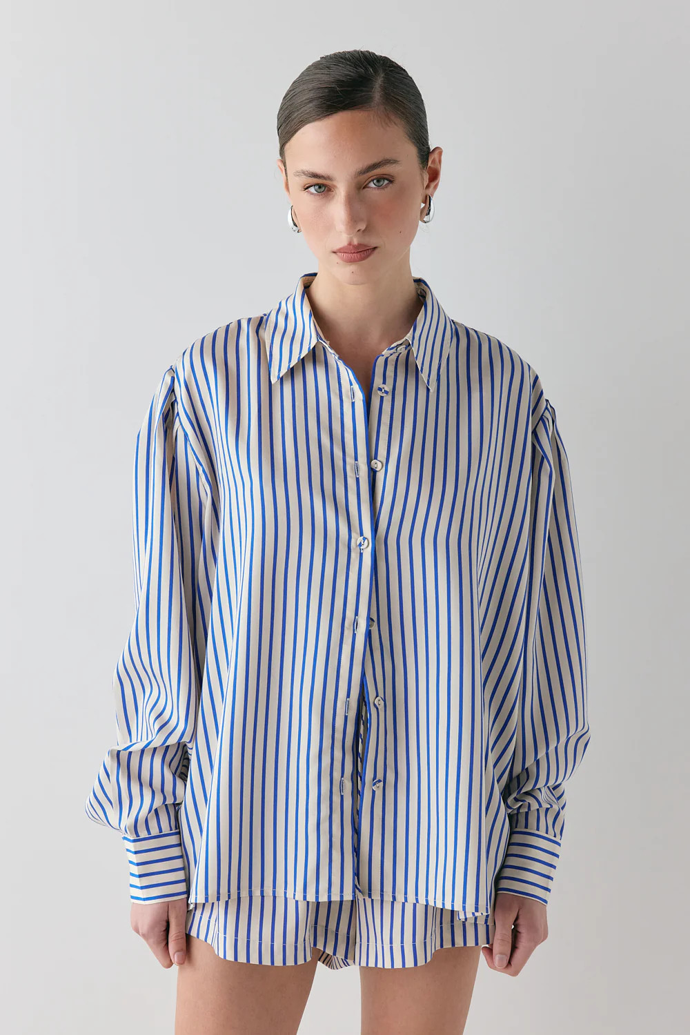 Tully Shirt Cobalt Stripe | VRG Grl