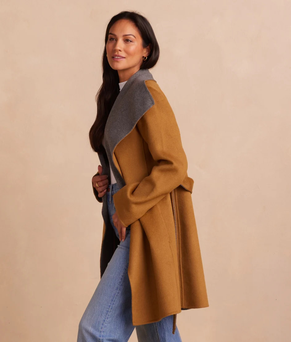 The Warmest Wool Wrap Coat | Summersalt | SummerSalt