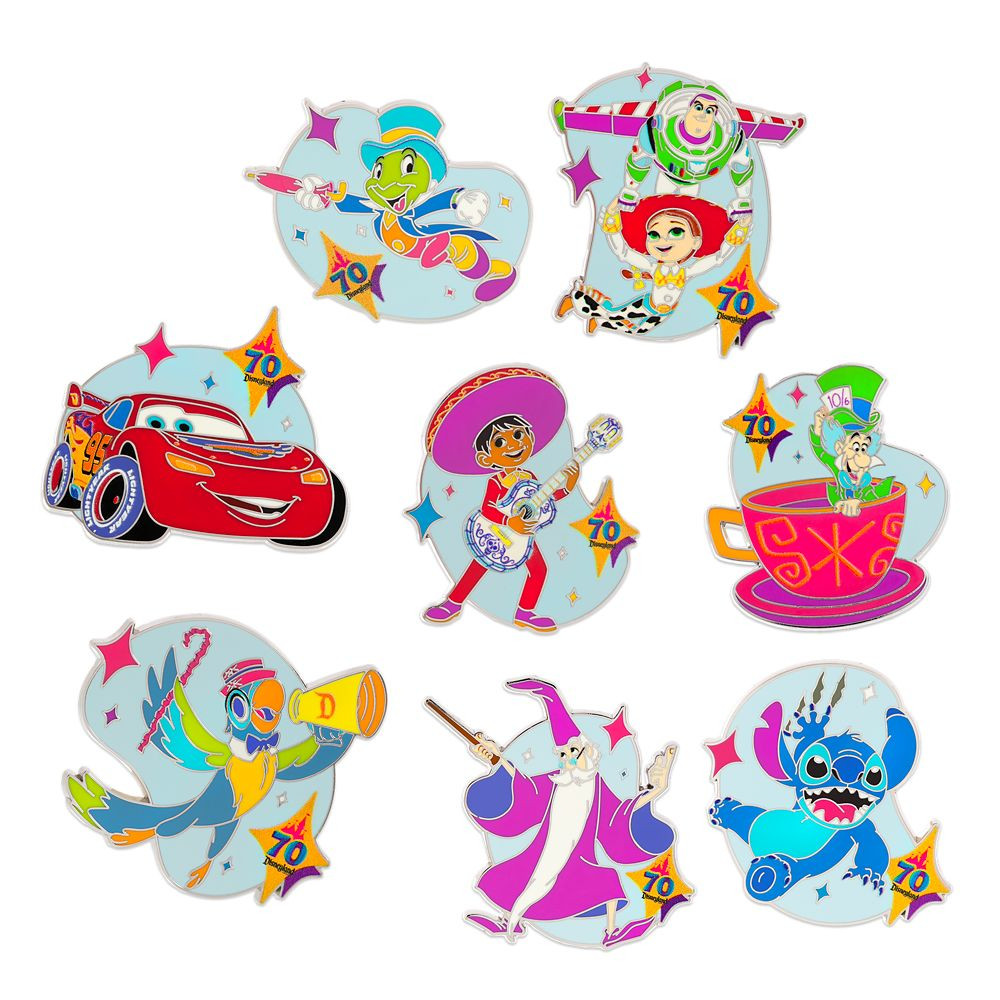 Disneyland 70th Anniversary Mystery Pin Blind Pack \u2013 2-Pc. | Disney Store