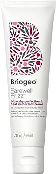 Briogeo Farewell Frizz Blow Dry Cream Heat Protectant for Hair, Anti Frizz Hair Product with Arga... | Amazon (US)