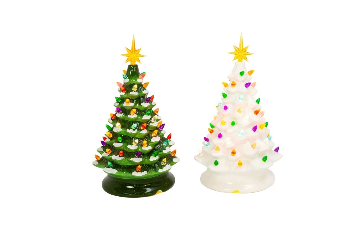 Christmas Musical Dolomite Trees (Set of 2) | Ashley Homestore