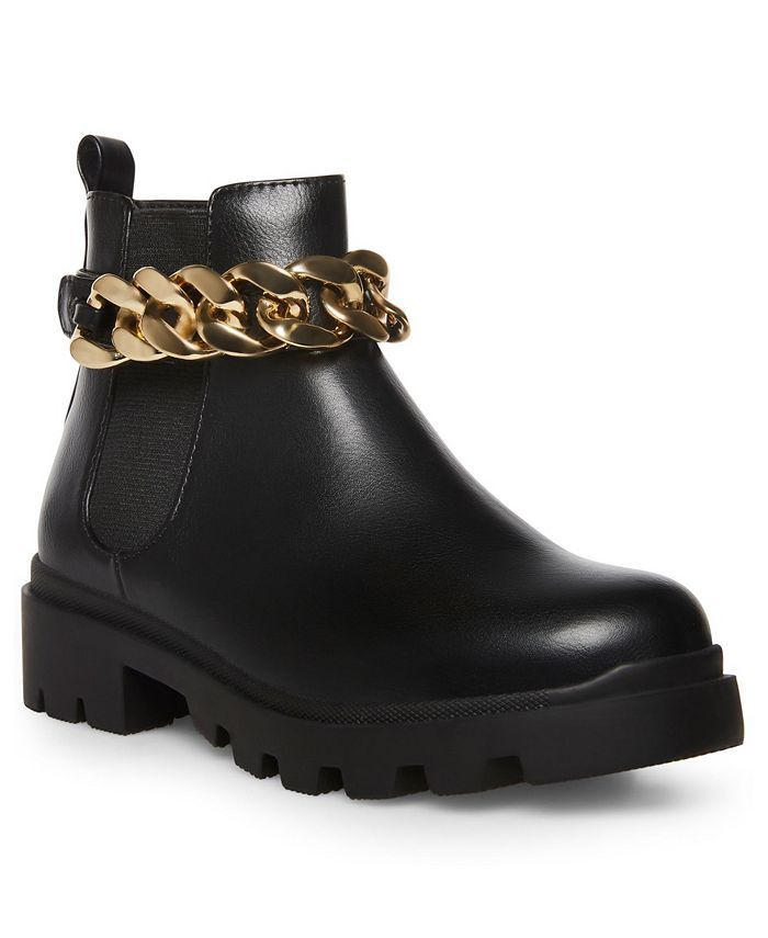 Steve Madden Little Girls Fashion Boots with Chain & Reviews - All Kids' Shoes - Kids - Macy's | Macys (US)