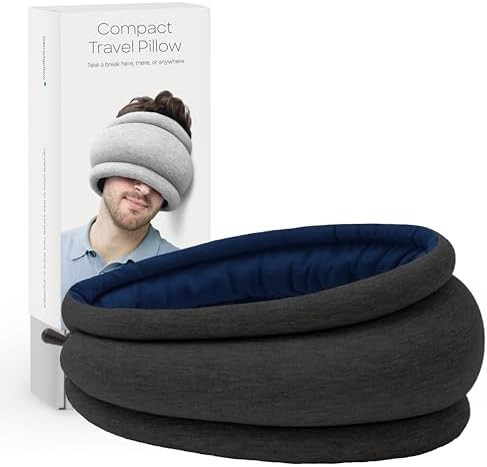 Ostrichpillow Light Commuting, Travel Pillow & Power Nap Pillow - Premium Comfort & Lightweight, ... | Amazon (US)
