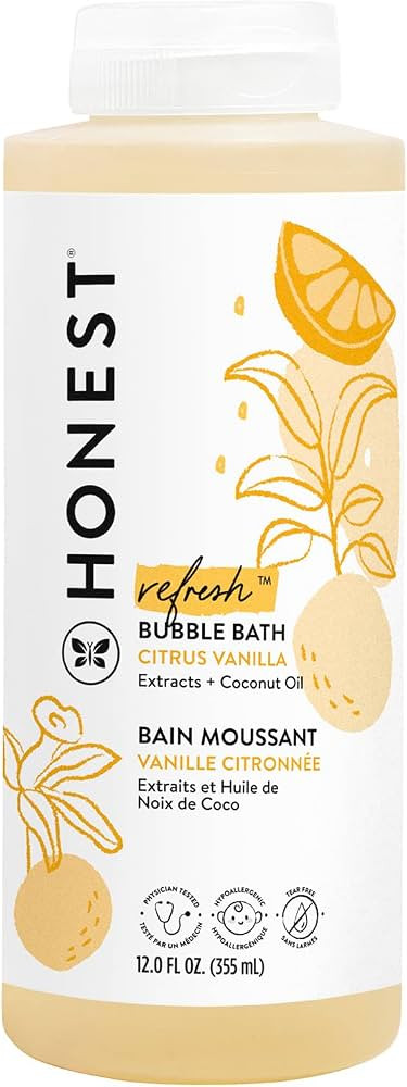 The Honest Company Foaming Bubble Bath | Gentle for Baby | Naturally Derived, Tear-free, Hypoalle... | Amazon (US)