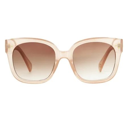 Time & Tru Women s Square Pink Sunglasses | Walmart (US)