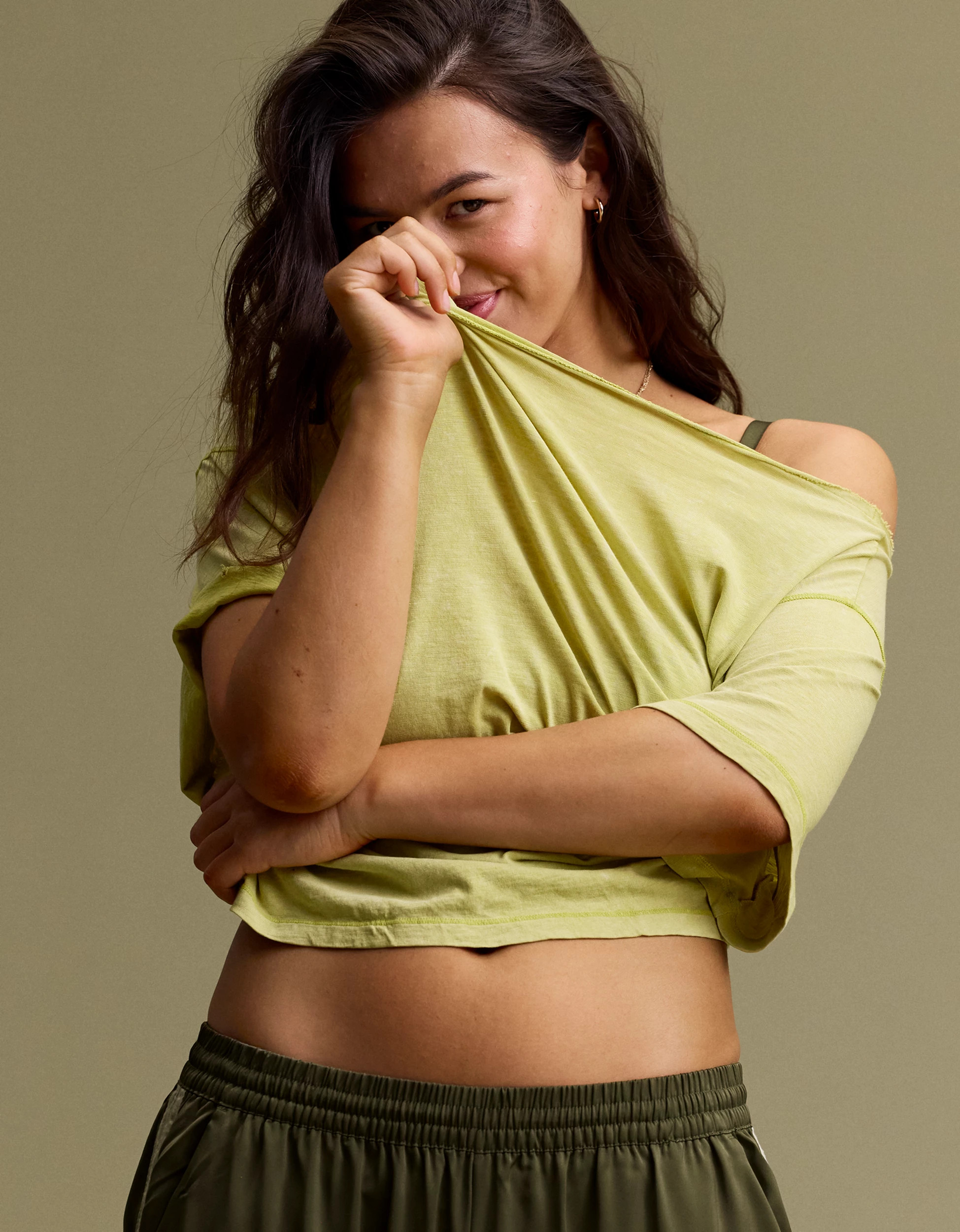 Aerie Off-The-Shoulder Relaxed T-Shirt | Aerie