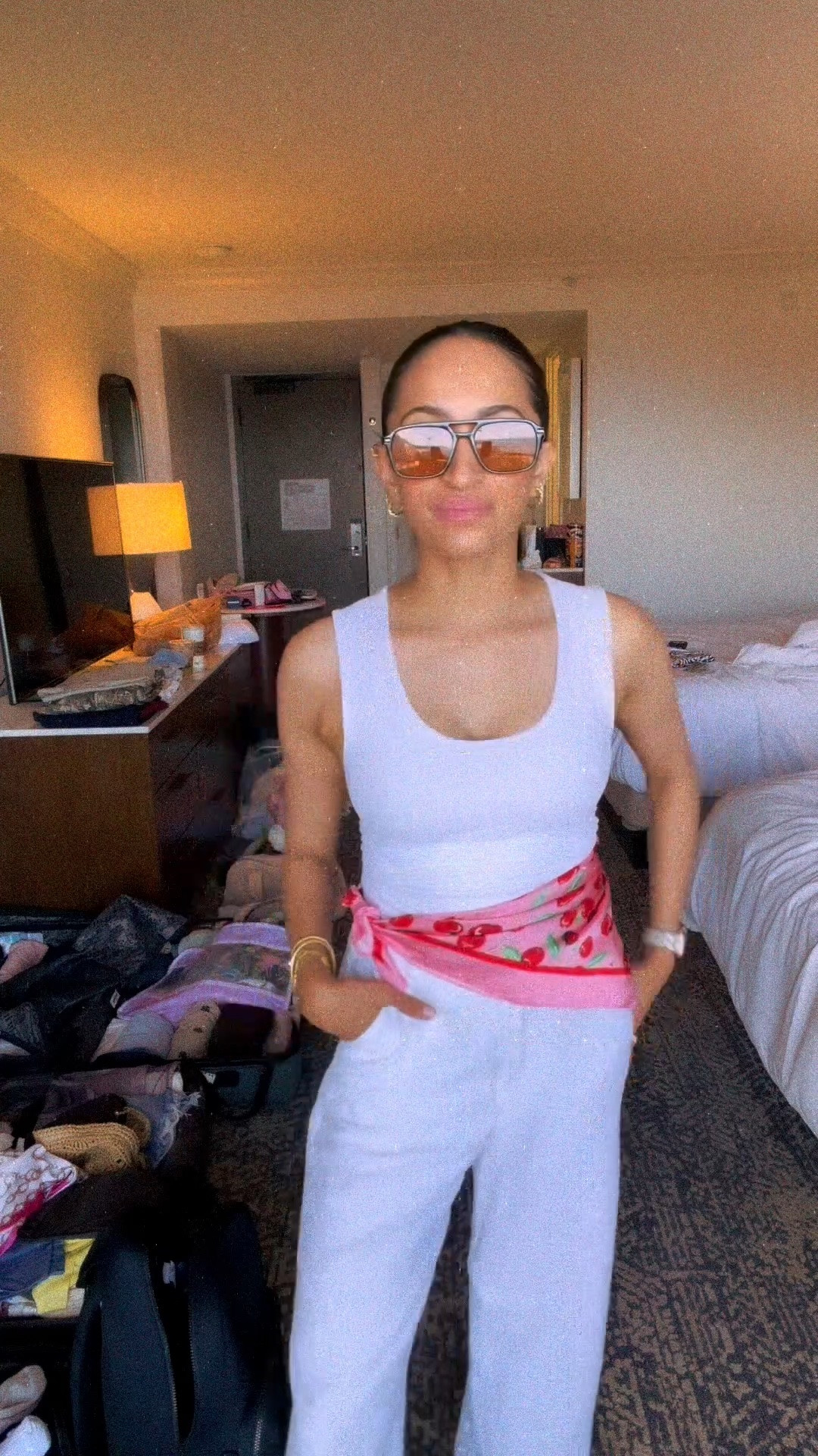 White outfit
Outfits with a scarf 
Summer ootd

#LTKootd #LTKSaleAlert #LTKTravel