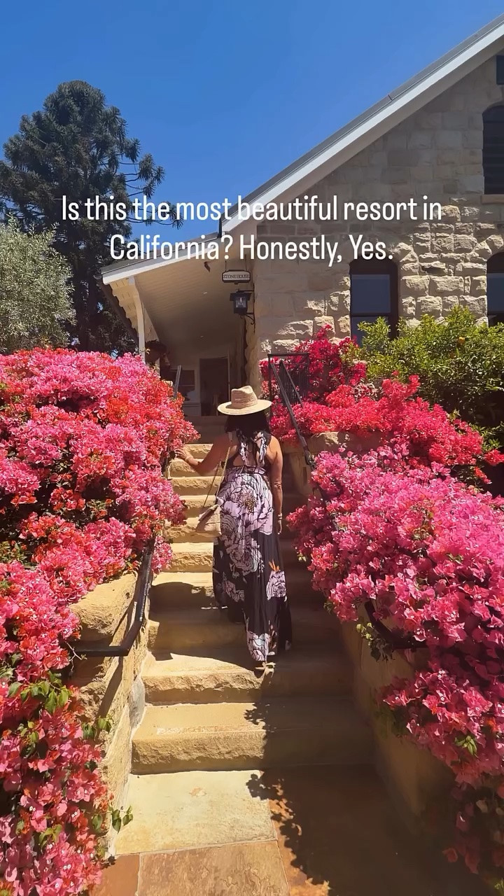 Is this the most beautiful resort in California? 🌴✨ Honestly, yes!
 
I just spent the most incredible time at the legendary San Ysidro Ranch in Santa Barbara, and it completely exceeded the hype. From the peaceful lily ponds and stunning rose gardens to the relaxing spa and heated pool, every inch of this 550-acre property is pure luxury. We even squeezed in some mini-golf! ⛳️🌸

But we need to talk about the food. Dining at the Stonehouse Restaurant is an absolute must. 🍽️ We ordered the fresh fish tacos, the comforting tortilla soup, and their famous warm focaccia bread. Trust me, do not skip the bread! 🥖✨

If you’re planning a trip to Santa Barbara, this needs to be on your itinerary.

👇 Drop a 🌸 in the comments if you’d love to stay here!
 
Make sure to follow @marneys_tidbits 🌸 for more honest travel, restaurant, and lifestyle tips! 

And for all my full reviews, recipes, and style finds, head over to my blog at marneystidbits.com!🌸

Be sure to wear your Summer Dresses for vacay!

Stock up on cute summer dresses for beach vacays, lunches out, and fun date nights!

I paired this floral maxi dress with a cute sun hat and tan flats.
#beachvacationoutfits #vacationoutfitsbeach #tanslides #minidress #longdress

#LTKdayinmylife #LTKootd
#LTKSaleAlert
