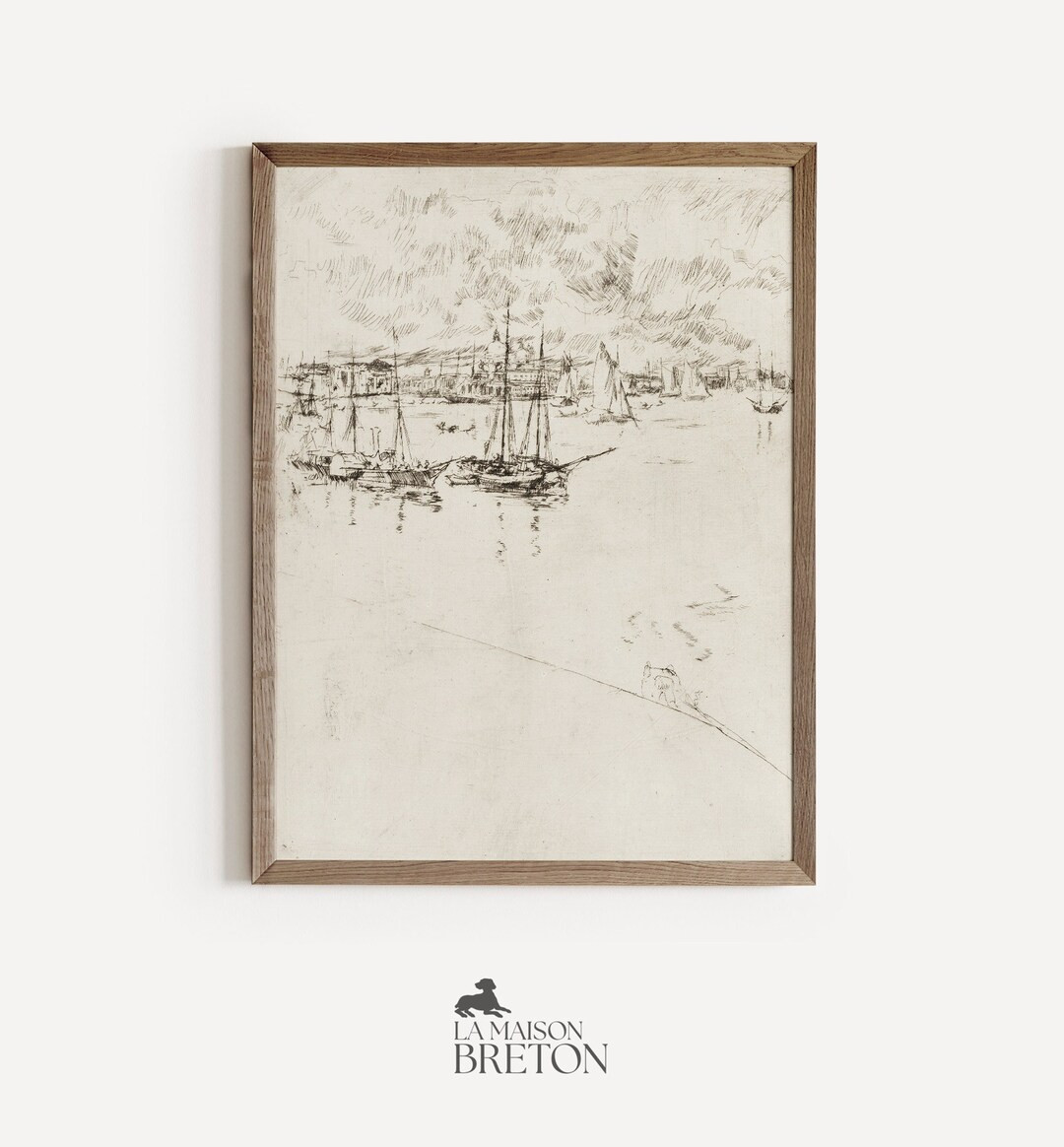 Antique Nautical Sketch Art Ship Drawing Vintage Boat Art - Etsy | Etsy (US)