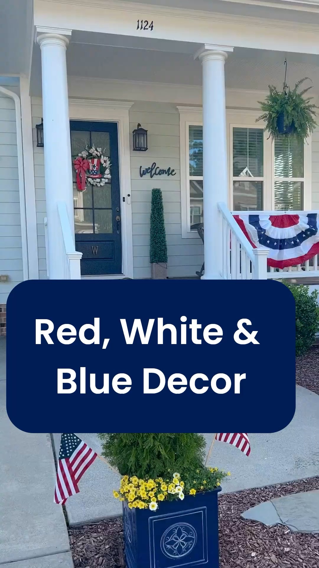 Red white and blue decor for Summer, Memorial Day, Ralph Lauren, Nantucket 

#LTKHome
