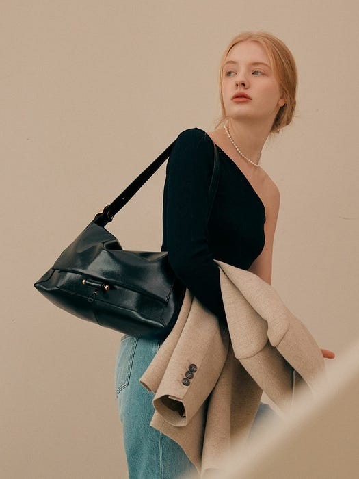 Sac de Jardin Large Shoulder Bag - Noir | W Concept (US)