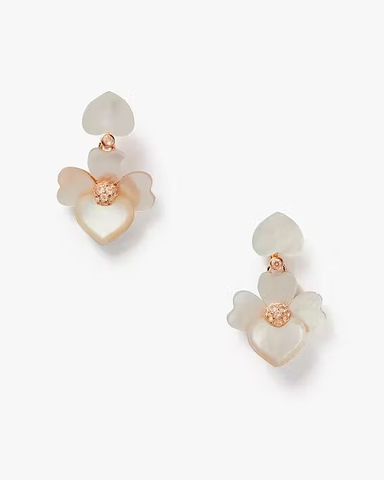 Precious Pansy Drop Earrings | Kate Spade (US)